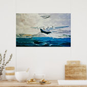 Pan American Clippers-Leinwand Poster (Küche)