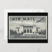Pan American Gewerkschaft Gebäude, Air Mail Postkarte (Vorne/Hinten)