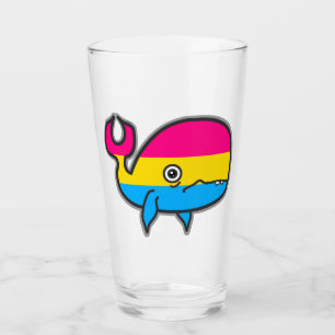 Pan ängstlicher, aber stolzer Whale Glass Tumbler