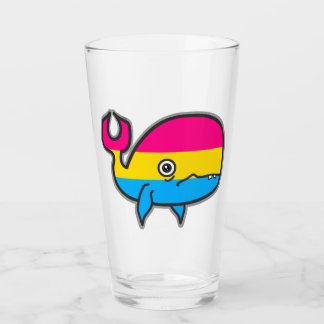Pan ängstlicher, aber stolzer Whale Glass Tumbler