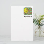 Pan-Anmerkungen stationär Briefpapier (Stehend Vorderseite)