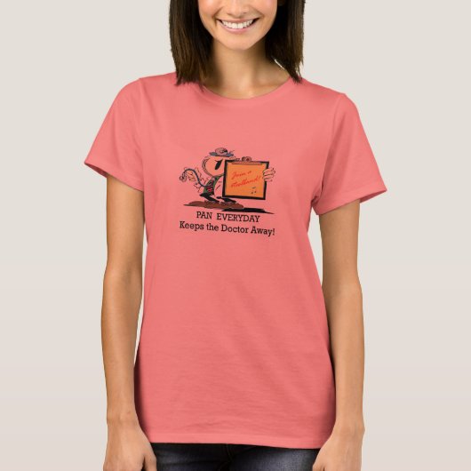 Pan behalte den Arzt weg T-Shirt (Vorderseite)