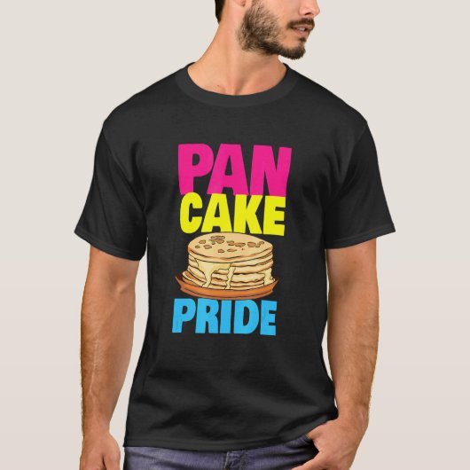 Pan Cake Pride Pansexual T-Shirt (Vorderseite)