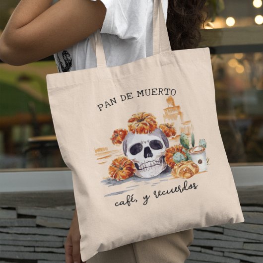 Pan de Muerto | Café y Recuerdos Día de Muertos Tragetasche