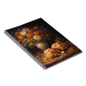 Pan de Muerto Floral Still Life | Monogram Notizblock (Rechte Seite)