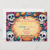 💀 Pan de Party Einladung (Vorderseite)