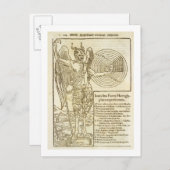 Pan, der universelle Gott, und die Elemente, die e Postkarte (Vorne/Hinten)