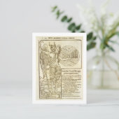 Pan, der universelle Gott, und die Elemente, die e Postkarte (Stehend Vorderseite)