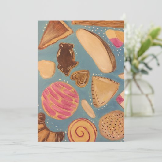 Pan Dulce Einladung (Stehend Vorderseite)