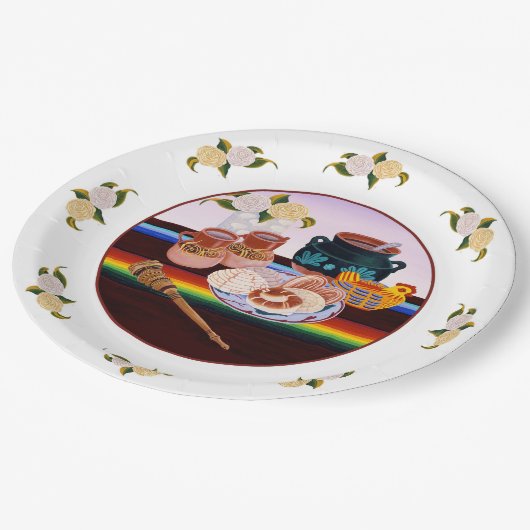 Pan Dulce Pappteller (Schrägansicht)