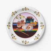 Pan Dulce Platte Pappteller (Vorderseite)