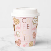 Pan Dulce y Cafecito Mexikanisches Weihnachtsfest Pappbecher (Links)