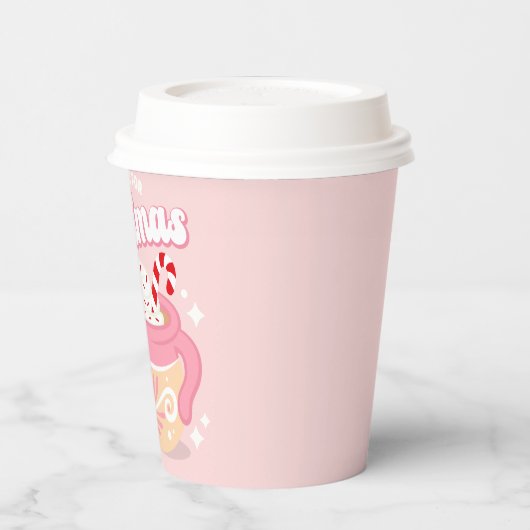 Pan Dulce y Cafecito Mexikanisches Weihnachtsfest Pappbecher (Links)