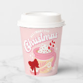 Pan Dulce y Cafecito Mexikanisches Weihnachtsfest Pappbecher (Vorderseite)