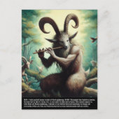 Pan - Faun Postkarte (Vorderseite)