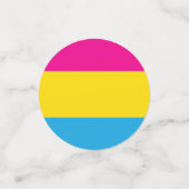 Pan Flag Konfetti (Klein Vorderseite)