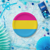 Pan Flag Pappteller (Party)