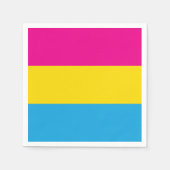 Pan Flag Serviette (Vorderseite)