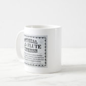 Pan Flute License Kaffeetasse (Vorderseite Links)