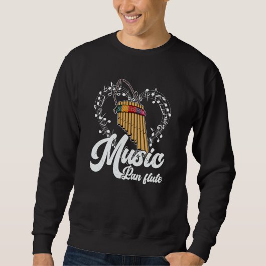Pan Flute Musical Instrument 11 Sweatshirt (Vorderseite)