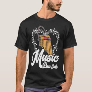 Pan Flute Musikinstrument 11 T-Shirt
