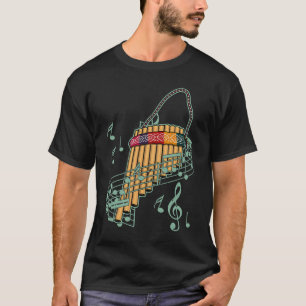 Pan Flute Musikinstrument 6 T-Shirt