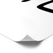 Pan Flute spüren die Musik Poster (Ecke)