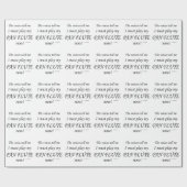 Pan Flute Stimmen sagen, müssen spielen Geschenkpapier (Flach)