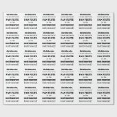 Pan Flute wichtigstes Instrument Geschenkpapier (Flach)