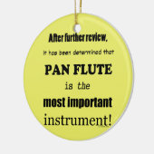 Pan Flute wichtigstes Instrument Keramik Ornament (Links)