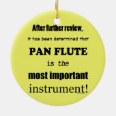 Pan Flute wichtigstes Instrument Keramik Ornament (Hinten)