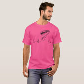 Pan Flutist Instrument Pan Flute T-Shirt (Vorne ganz)