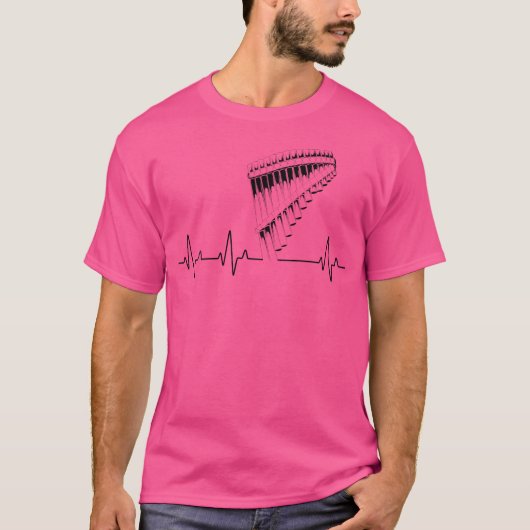 Pan Flutist Instrument Pan Flute T-Shirt (Vorderseite)