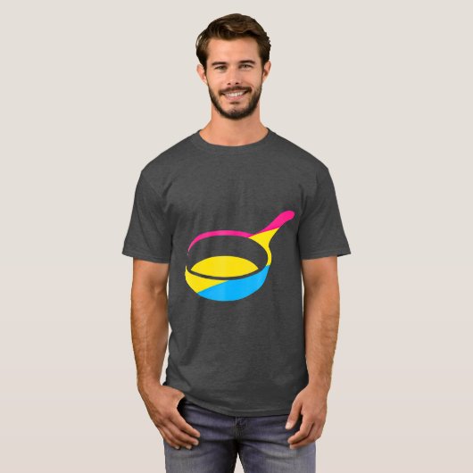 Pan Funny Pansexual T-Shirt (Vorne ganz)