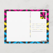 Pan-heilige Geometrie Postkarte (Rückseite)