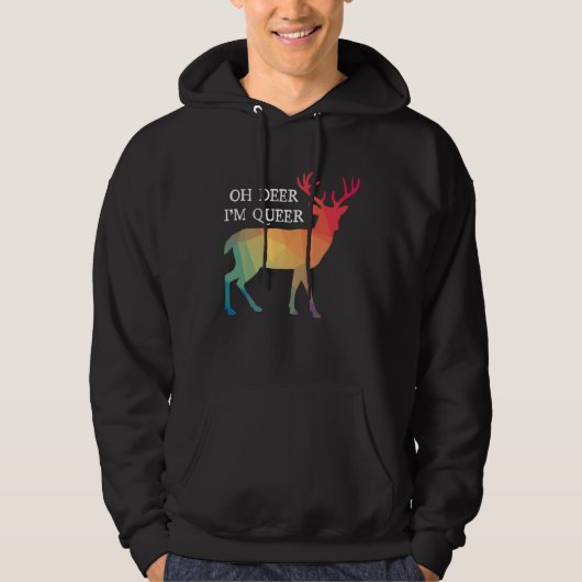 Pan Love Trans Coming Out Homo LGBTQ Supporter Que Hoodie (Vorderseite)
