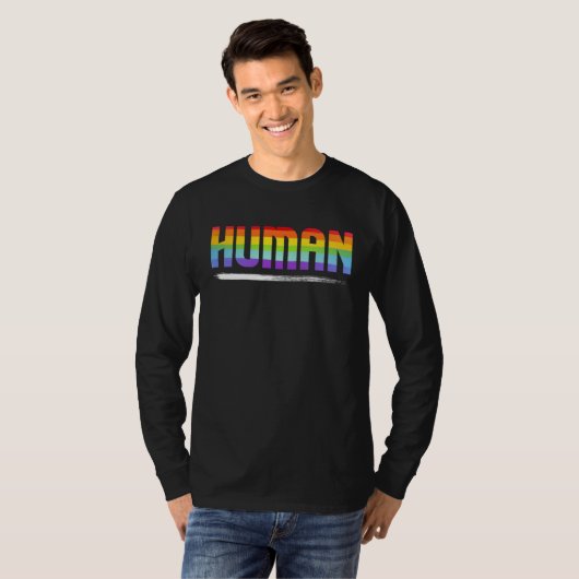 Pan Love Trans Coming Out Homo LGBTQ Supporter Que T-Shirt (Vorne ganz)