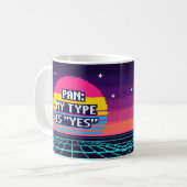 Pan: Mein Typ ist Ja Pride Pixel Tasse (Vorderseite Links)