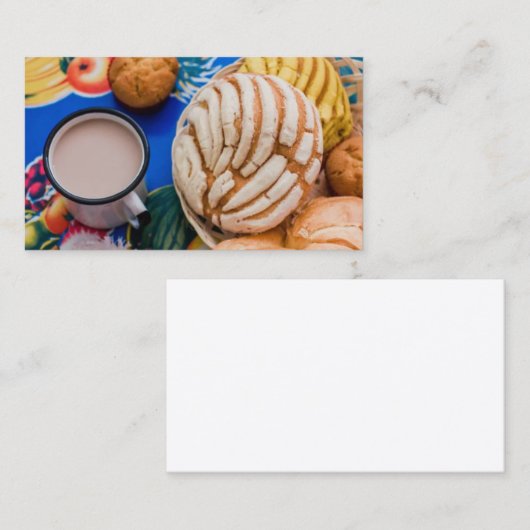 Pan mexicano visitenkarte (Vorne/Hinten)