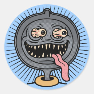 Pan Ned Runder Aufkleber