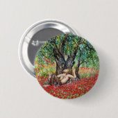 PAN-, OLIVENBAUM- UND POPPY-FELDER BUTTON (Vorne & Hinten)