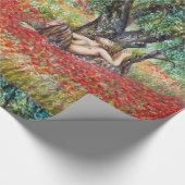 PAN-, OLIVENBAUM- UND POPPY-FELDER GESCHENKPAPIER (Ecke)