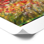 PAN-, OLIVENBAUM- UND POPPY-FELDER POSTER (Ecke)