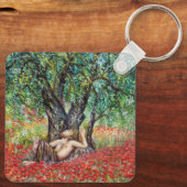 PAN-, OLIVENBAUM- UND POPPY-FELDER SCHLÜSSELANHÄNGER (Rückseite)