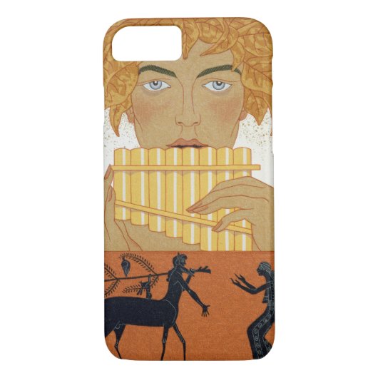 Pan-Pfeifer, Illustration von "Les Mythes" durch Case-Mate iPhone Hülle (Rückseite)