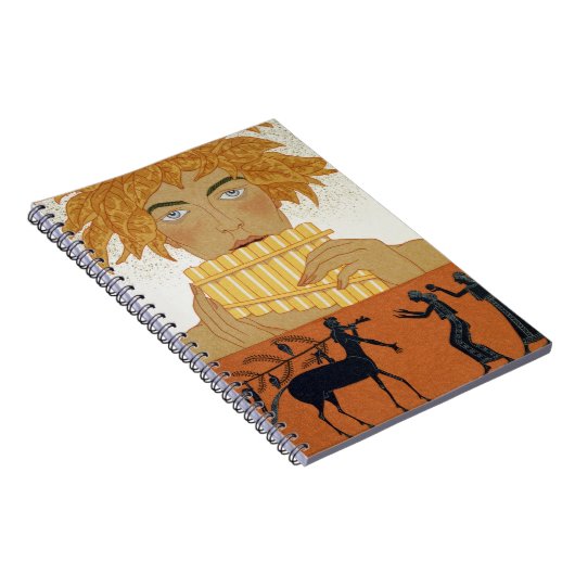 Pan-Pfeifer, Illustration von "Les Mythes" durch Notizblock (Rechte Seite)