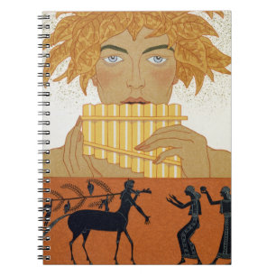 Pan-Pfeifer, Illustration von "Les Mythes" durch Notizblock