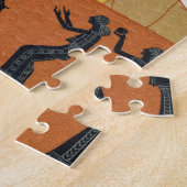 Pan-Pfeifer, Illustration von "Les Mythes" durch Puzzle (Seite)