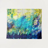 PAN PLAYING FLUTE AND DEINE IN GREEN WOODLAND WANDTEPPICH (Vorderseite (Horizontal))