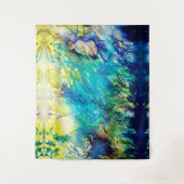 PAN PLAYING FLUTE AND DEINE IN GREEN WOODLAND WANDTEPPICH (Vorderseite)